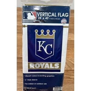 WinCraft Officially Licensed MLB Kansas City Royals Flag 28" x 40" NEW